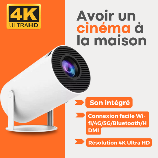 Vidéoprojecteur Portable 4K Ultra HD